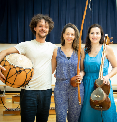 Matias Recharte, Aline Morales, and Padideh Ahrarnejad from Kuné