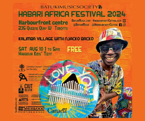 Njacko Backo at the Habari Africa Festival